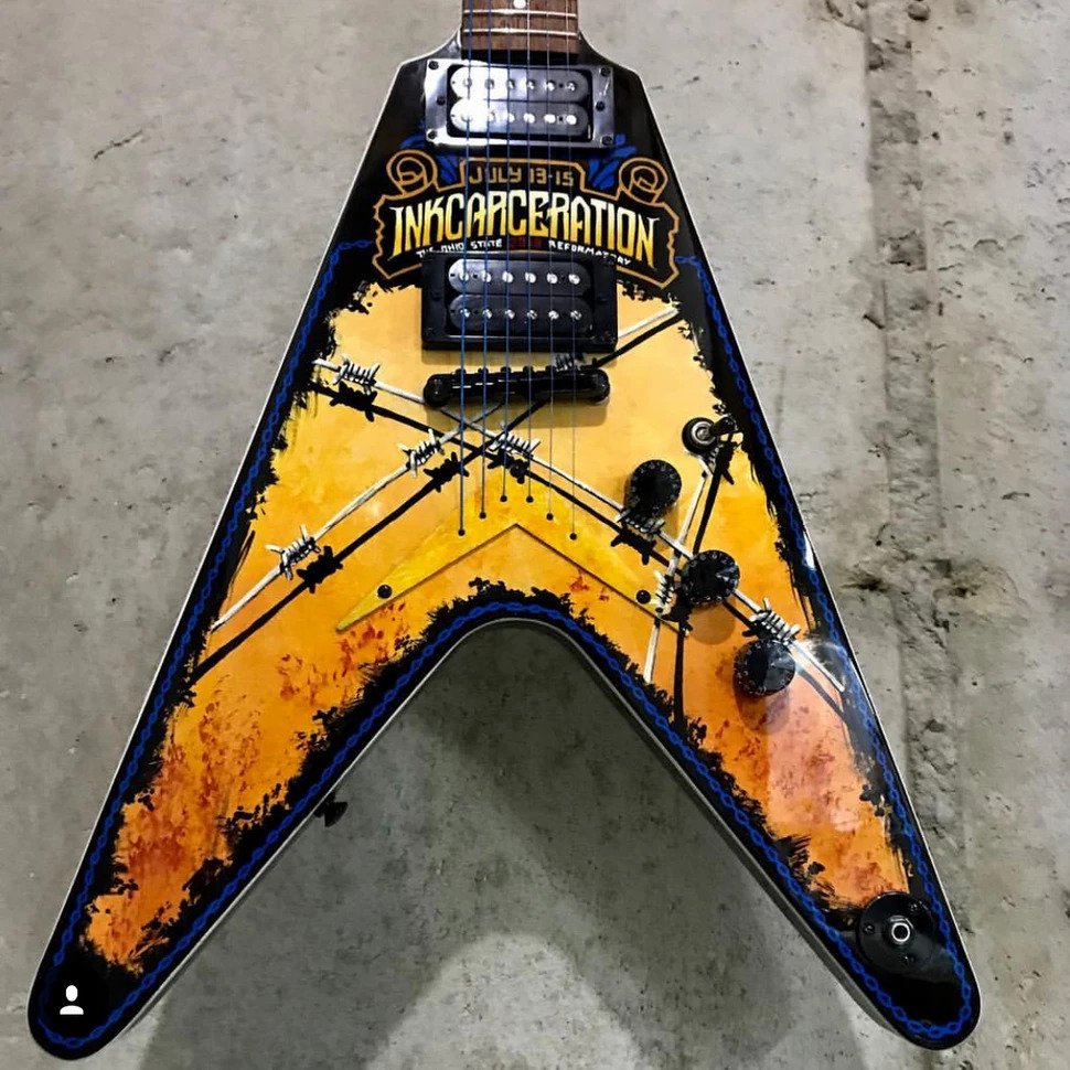 Inkarceration Festival Full Sized Guitar