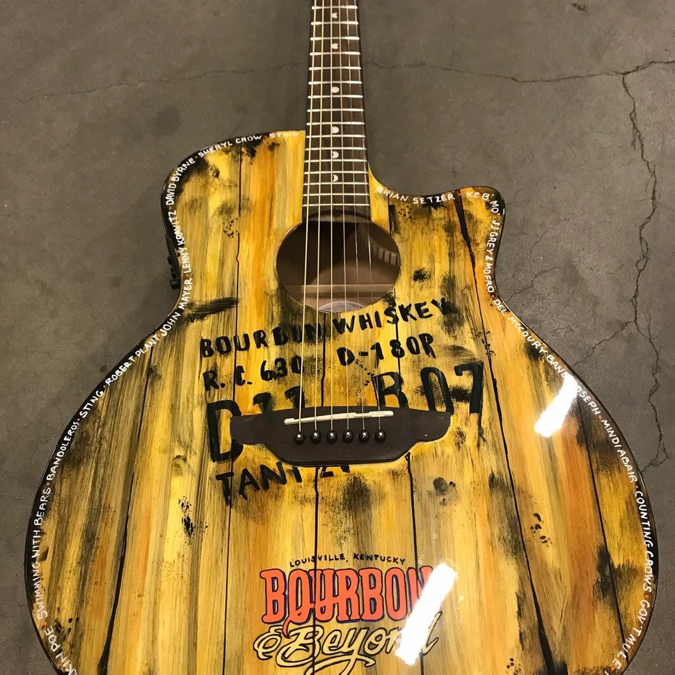 Bourbon and Beyond Festival Full Sized Guitar