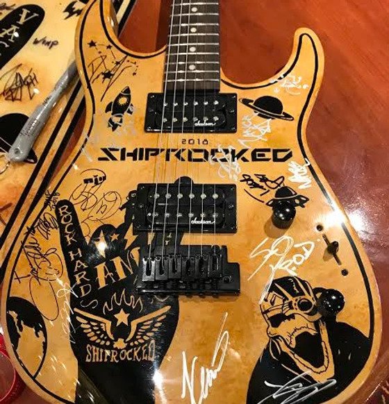Shiprocked 2016 Festival Full Sized Guitar