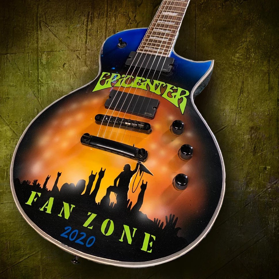 Epicenter Fanzone Festival 2020 Full Sized Guitar