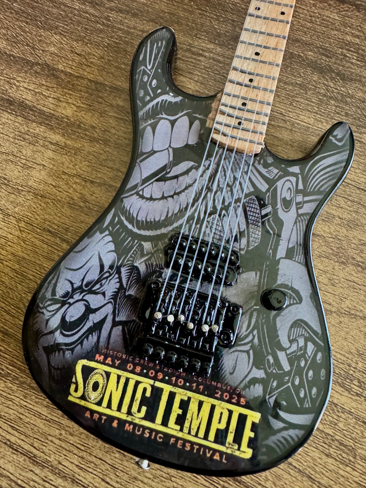 Sonic Temple 2025 Mini Guitar