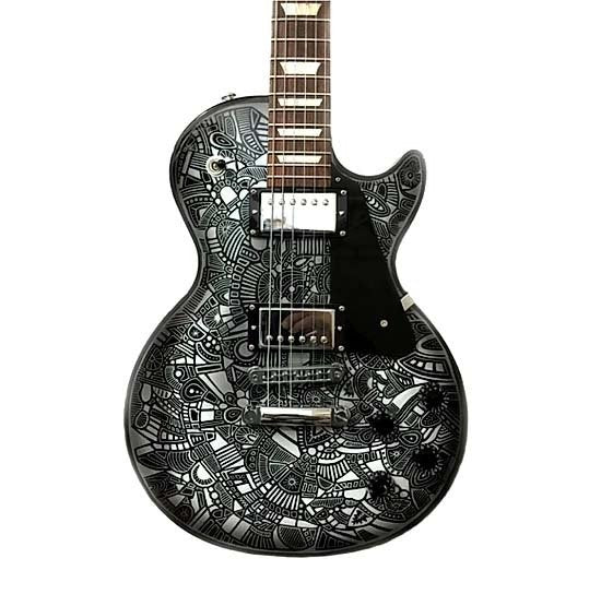 Mosaic Mesh Guitar