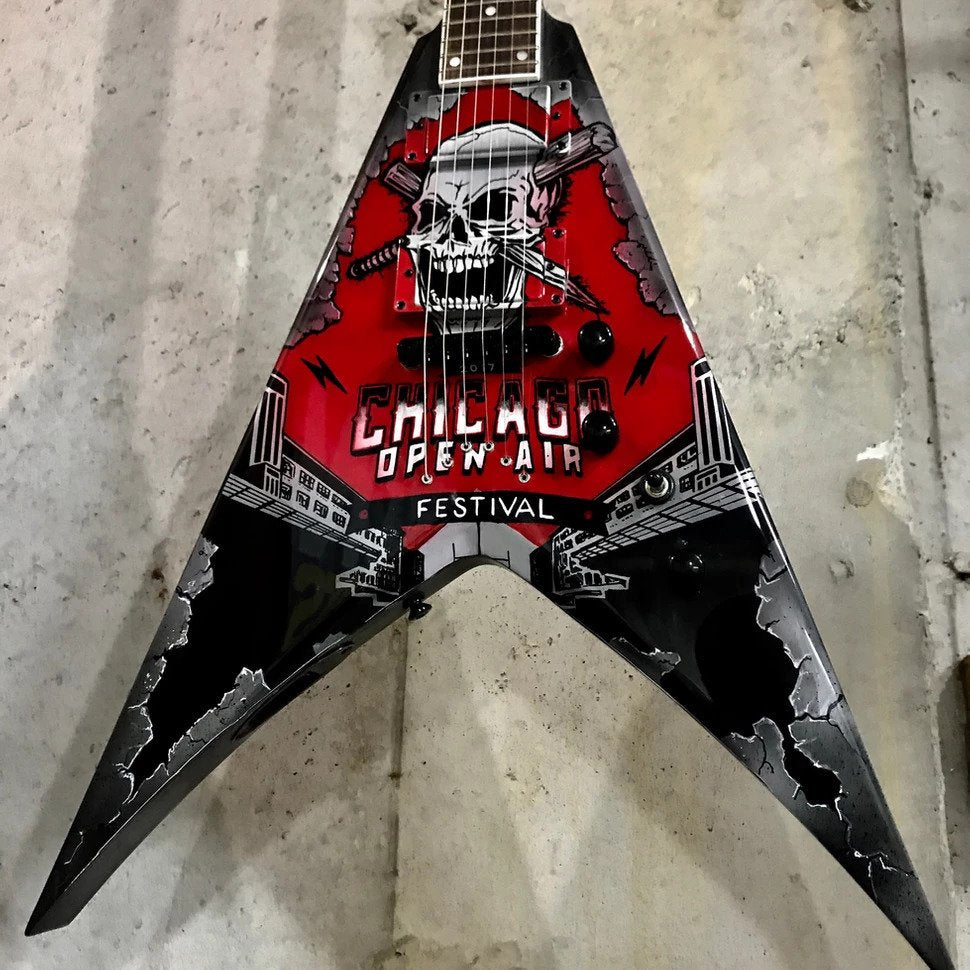 Chicago Open Air Festival Full Sized Guitar
