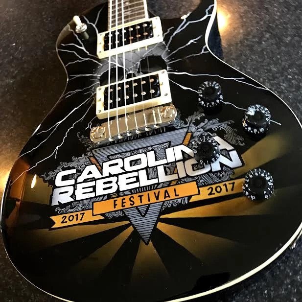 Carolina Rebellion Festival 2017 Full Sized Guitar