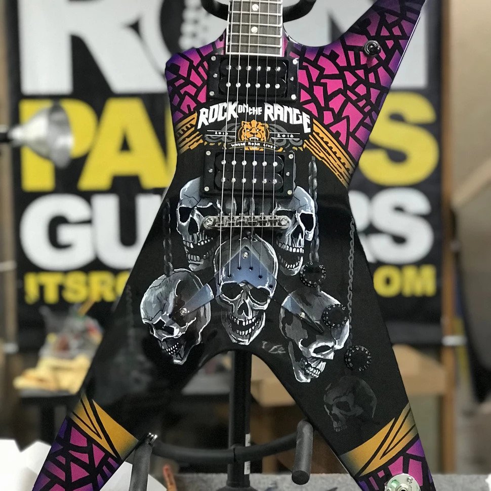 Rock on the Range Festival 2018 Full Sized Guitar