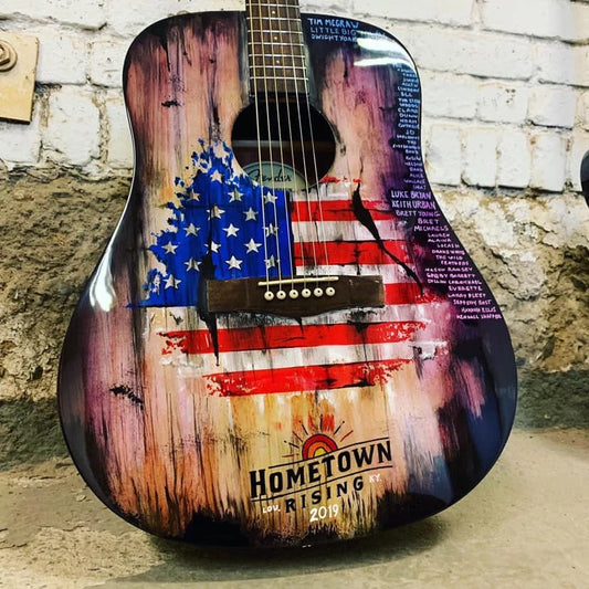 Hometown Rising 2019 Festival Full Sized Guitar