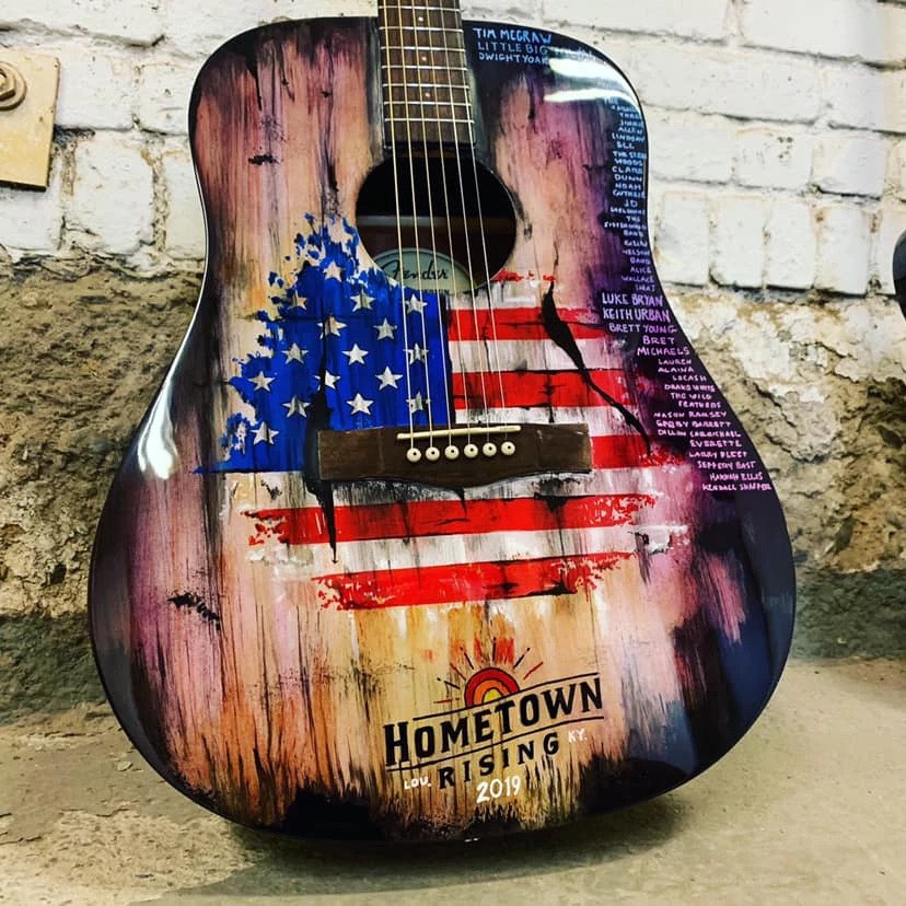 Hometown Rising 2019 Festival Full Sized Guitar