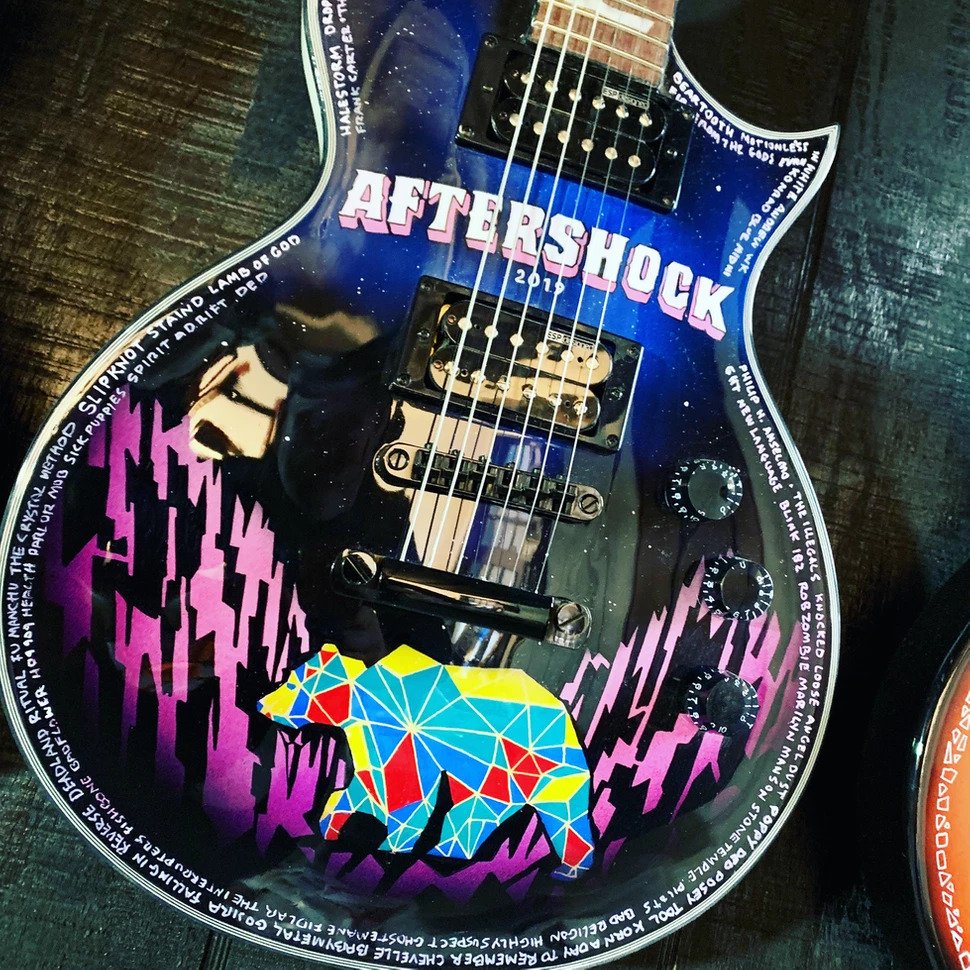 Aftershock 2019  Festival Full Sized Guitar