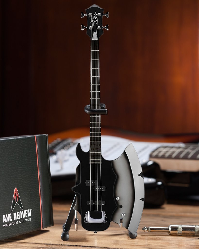 Mini-Guitar-KISS Officially Licensed KISS Gene Simmons Signature AXE Bass Mini Guitar Model