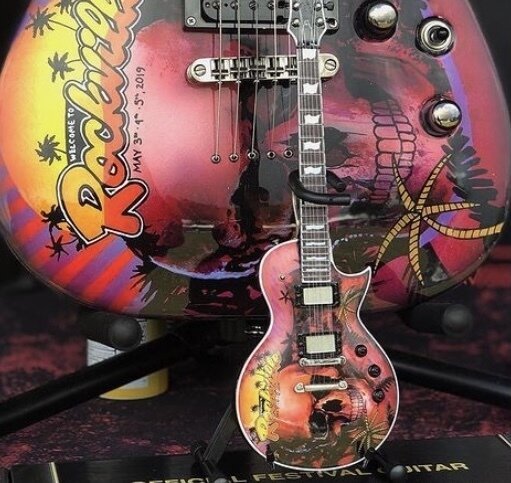 2019 Rockville Festival Mini Guitar