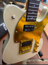 Load image into Gallery viewer, John5 Gold/Mirror Fender Tele Mini Guitar
