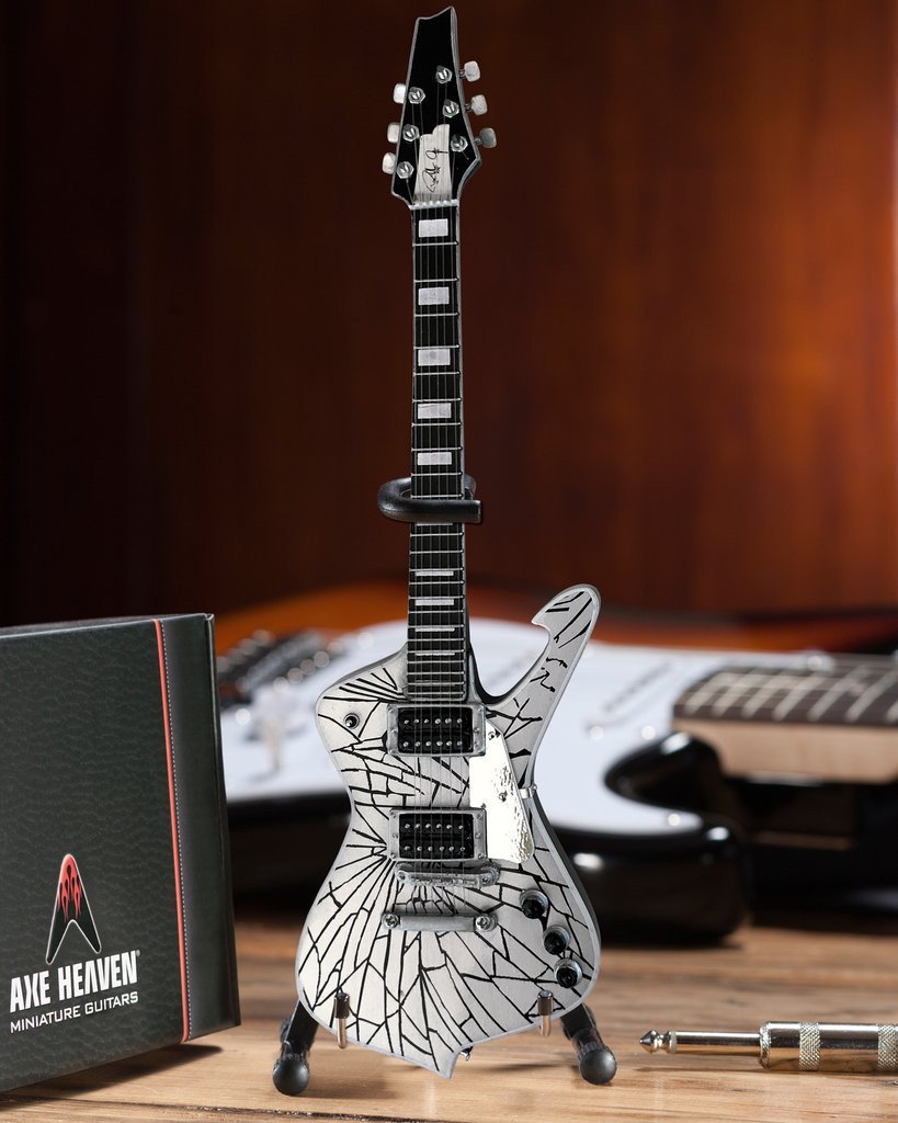 Mini-Guitar-KISS Paul Stanley Cracked Mirror Iceman Model