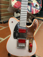 Load image into Gallery viewer, John5 White/Mirror Fender Tele Mini Guitar
